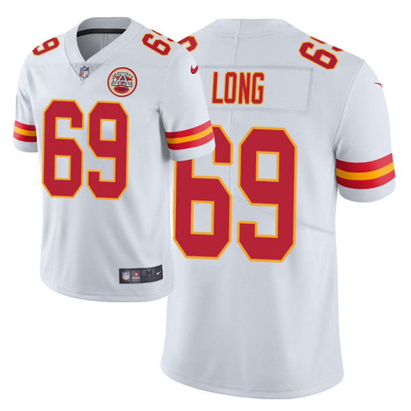 Men's Kansas City Chiefs #69 Kyle Long White NFL Limited Stitched Jersey Men's Kansas City Chiefs #69 Kyle Long White NFL Limited Stitched Jersey